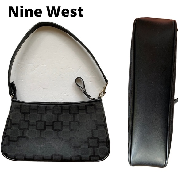 Nine West Handbags - Nine West Black Nylon Mini Handbag